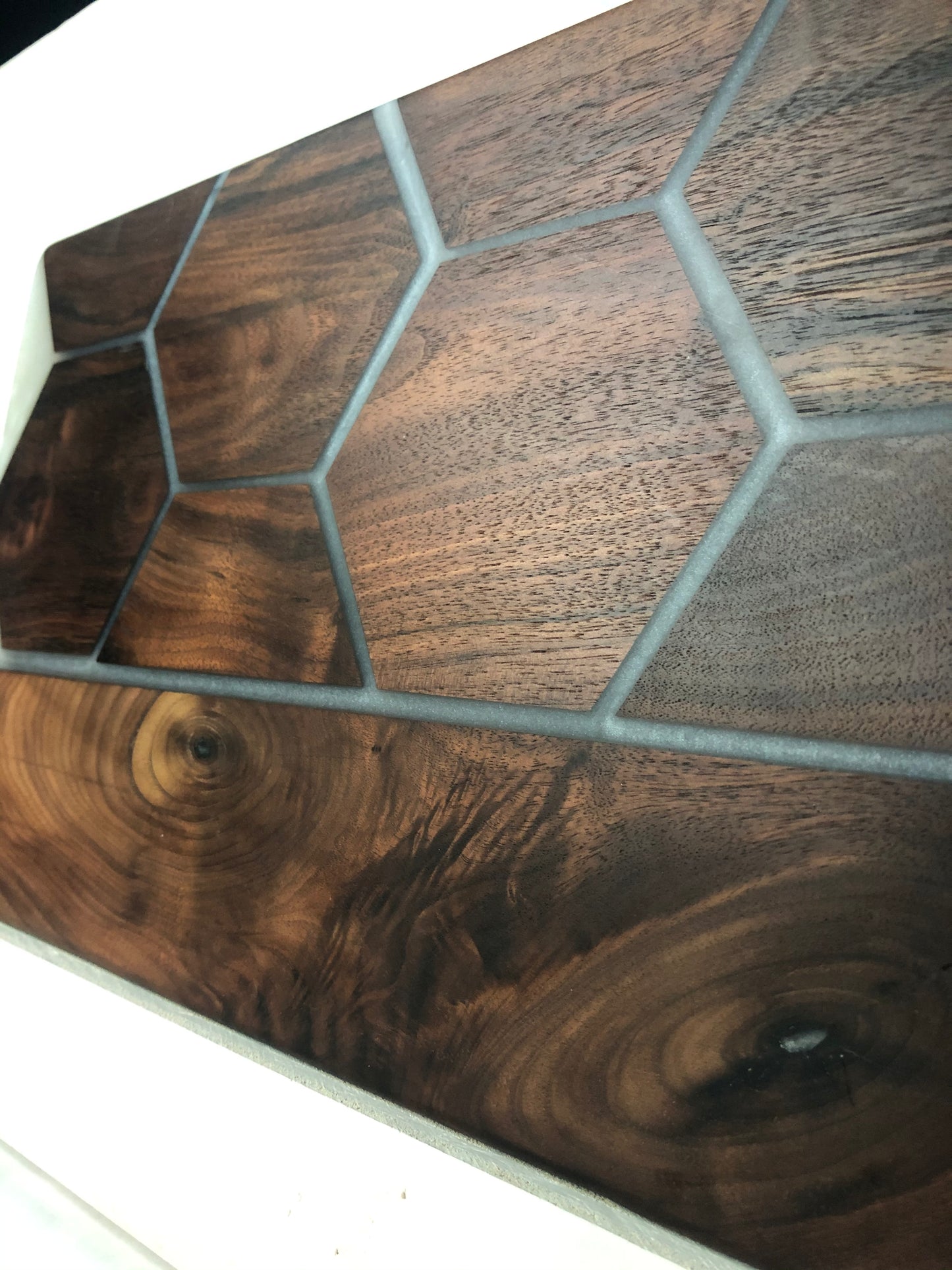 Walnut & Epoxy “Beehive” Charcuterie Board